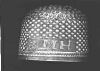 silver thimble 1690's with 'MH' initials - believed to be Mary Hurd. Makers mark 'BG'