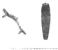 small equal-arm brooch 
and inlaid strap-end.
7th-9thc