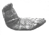 roman sandalled votive foot - lead alloy