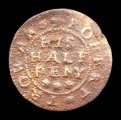 17th Century Halfpenny Token, Brigg, Lincolnshire