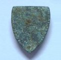 Shield-Shaped Badge or Brooch