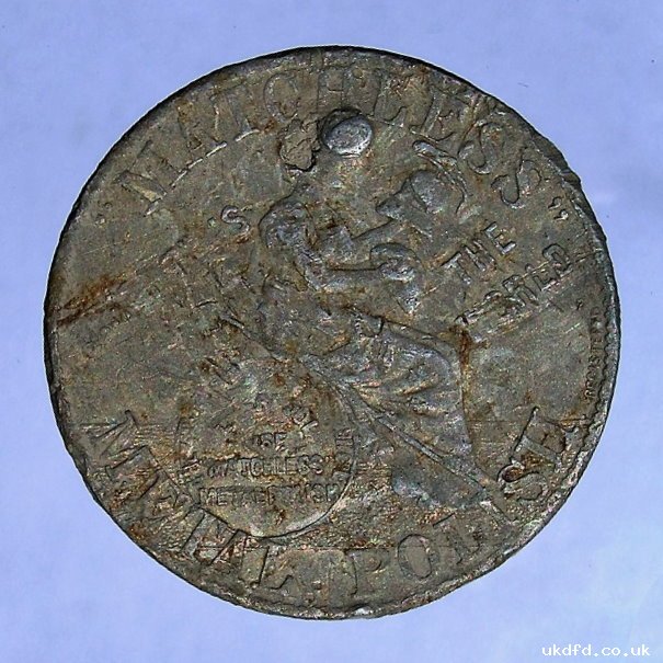 Advertising Token, Matchless Metal Polish