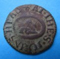 17th Century Farthing Token, Ludgate, London