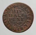 17th Century Halfpenny Token, Lincoln 