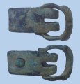 Single Loop Oval Buckle with Plate