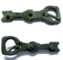 Single Loop Oval Buckle with Integral Plate
