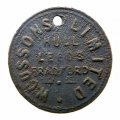 William Cussons Token